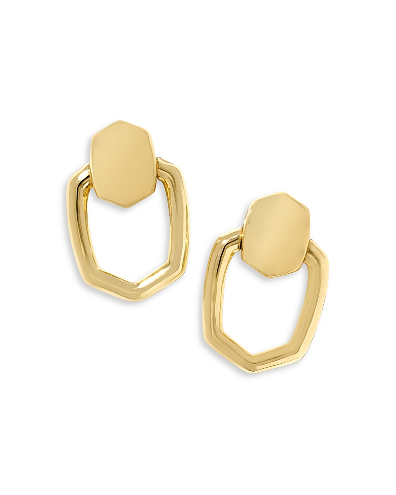 Kendra Scott Kaia Open Frame Drop Earrings In Gold