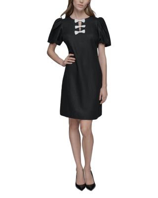 Bow Trim Dress