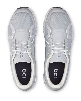 Men's Cloud 6 Lace Up Sneakers in Black/White