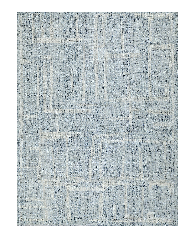 Exquisite Rugs Breckenridge 7170 Area Rug, 6' X 9' In Blue/ivory