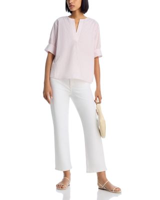 The V Neck Popover Top
