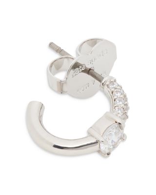 kate spade new york Hint of Shimmer Huggie Hoop Earrings