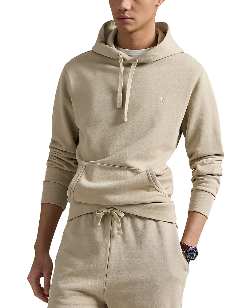 Polo Ralph Lauren Loopback Fleece Hoodie In Stoneware Gray