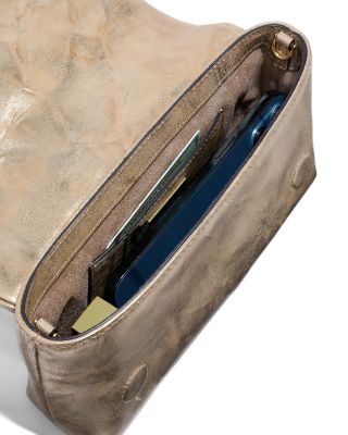 Ruched Crystal Crossbody