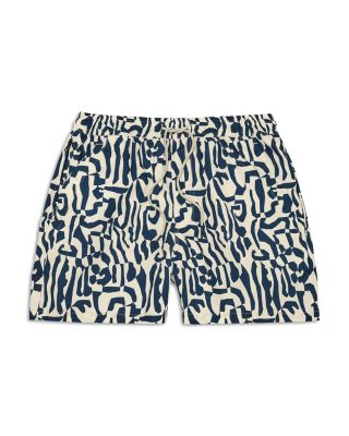Marbling 4.3" Swim Trunks