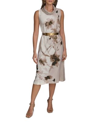 Donna Karan - Belted Midi Dress