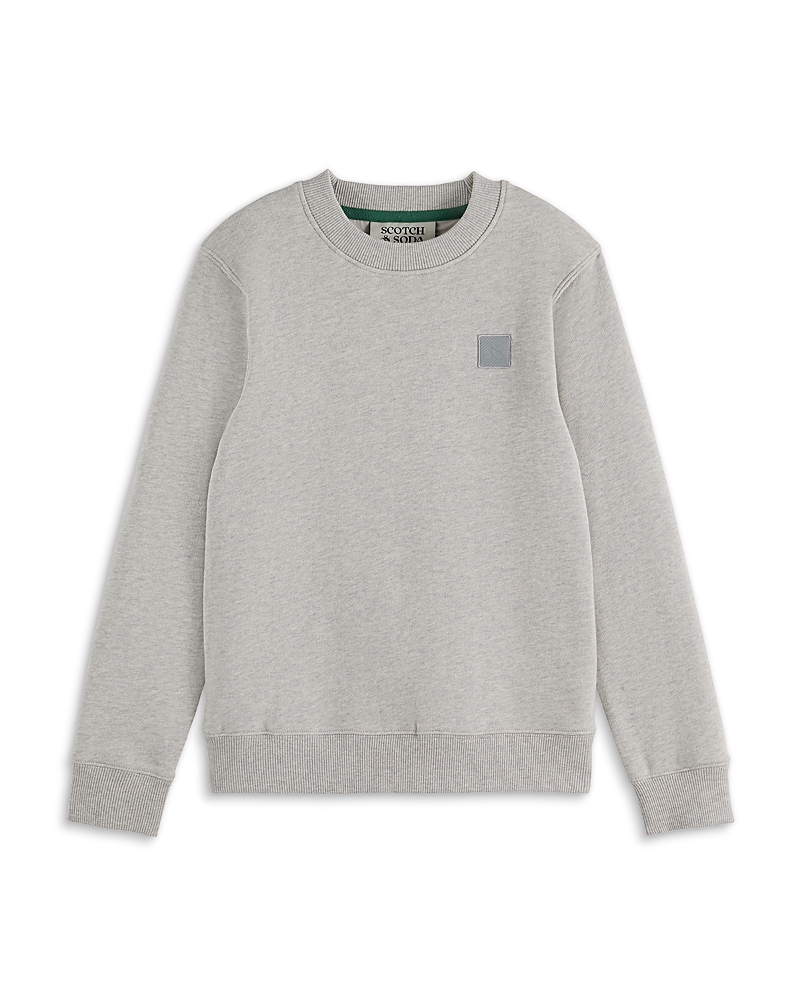 Scotch & Soda Boys' Regular Fit Logo Badge Sweatshirt - Little Kid, Big Kid
