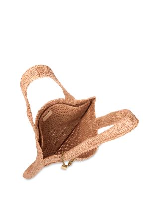 Summer Banana Raffia Tote