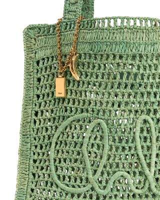 Summer Banana Raffia Tote