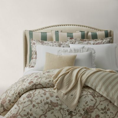 Elsie Reversible Floral Striped Bedding Collection