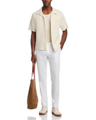 Garment-Dyed Silkochino Slim Fit Pants