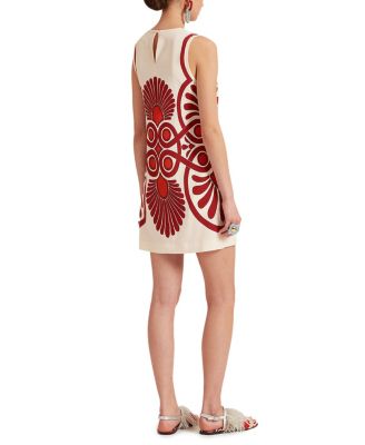 Stretch Placee Medallion Tunic Dress