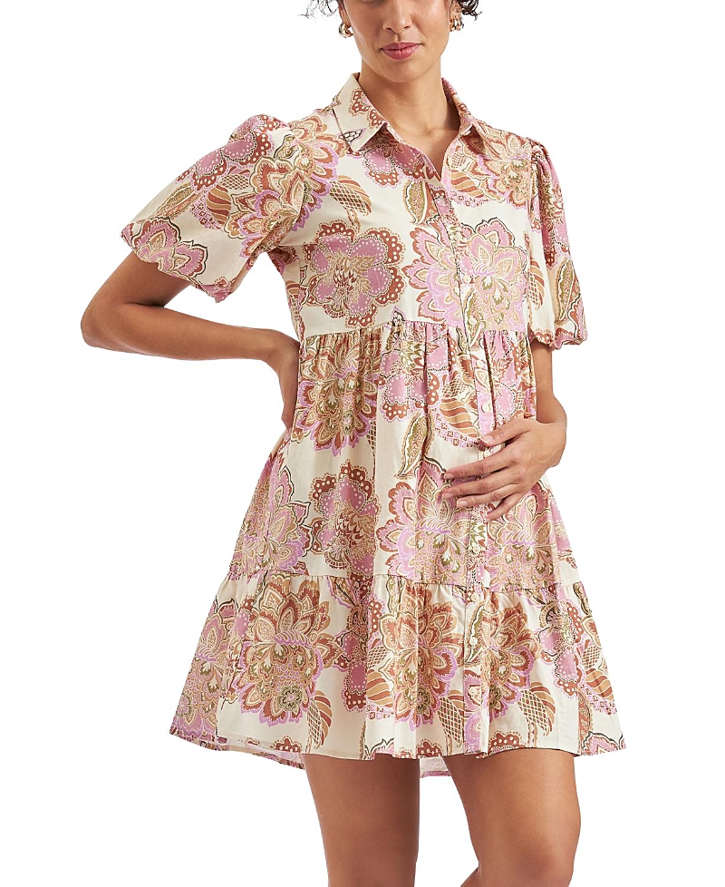 RIPE MATERNITY HOPE LINEN DRESS