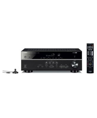 RX-V385BL 5.1 Channel AV Receiver with YPAO Automatic Room Calibration