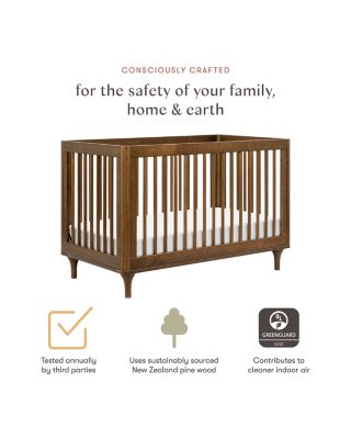 Lolly 3-in-1 Convertible Crib with Toddler Bed Conversion Kit