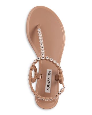 Aquazzura Women's Almost Bare Embellished Sandals