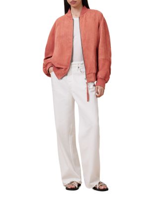 Dana Suede Bomber Jacket