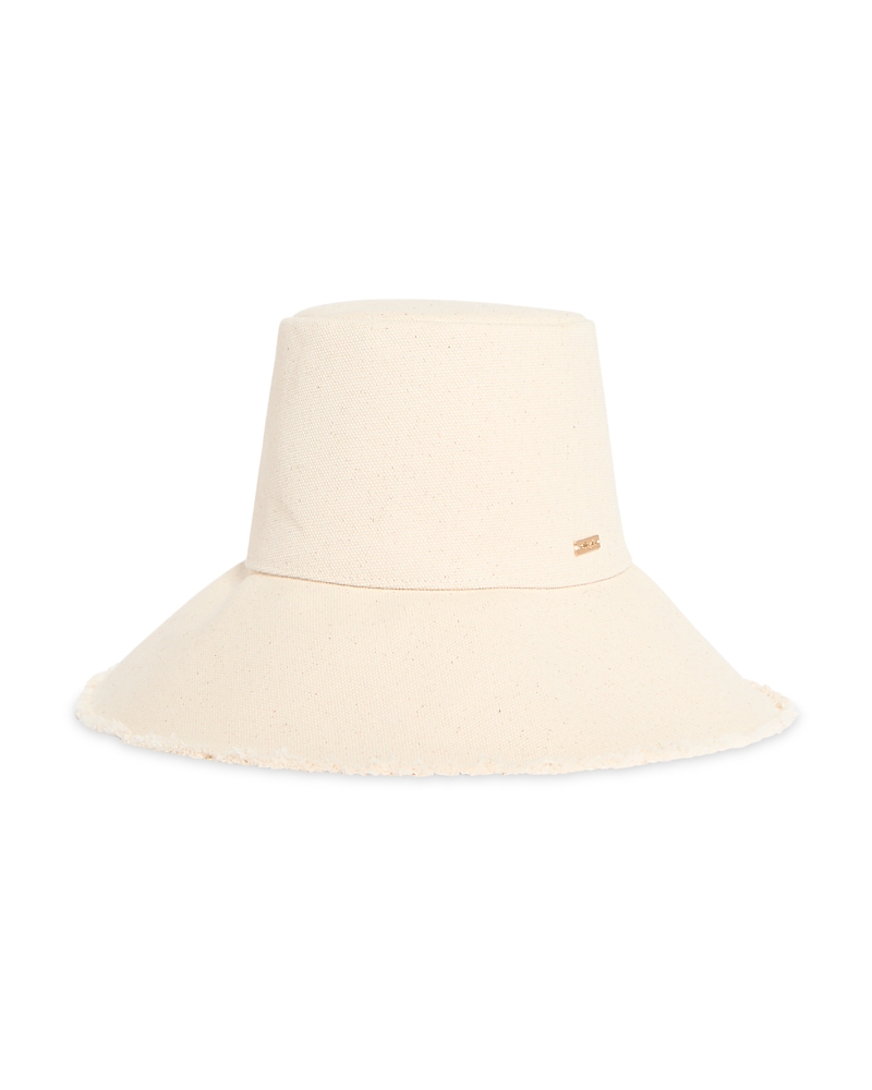 Cult Gaia Juliana Bucket Hat In Bleached Nude