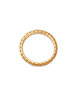 Gemstone Stackable Eternity Ring in 14K Yellow Gold
