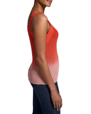 Luxe Ombr&eacute; Ribbed Tank Top