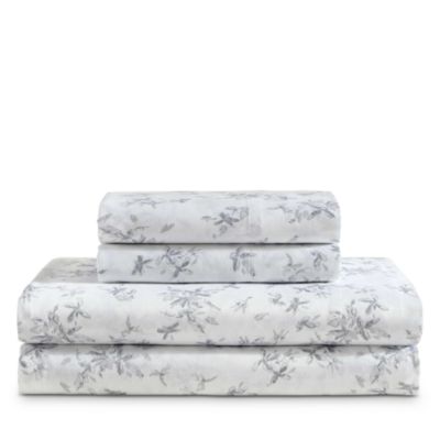 Calvin Klein - Printed Cotton Sateen 4 Piece Sheet Set