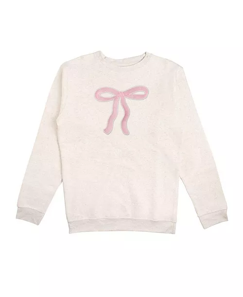 Sweet Wink Womens' Coquette Bow Patch Sweatshirt