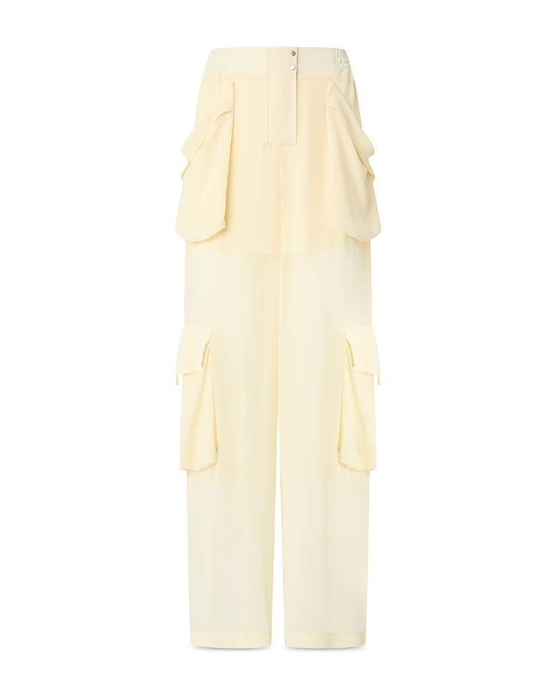 Pinko Sottocasa Trousers Made Of Polyester. In Rutabaga