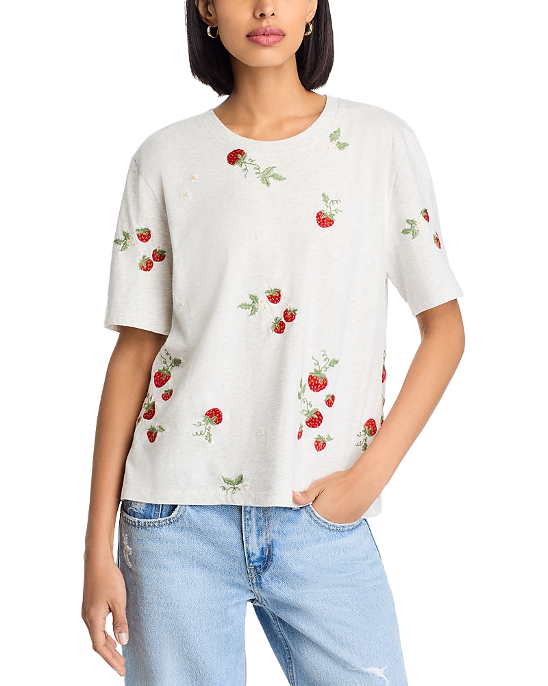 Driftwood Short Sleeve Tee X Strawberry Fields In Light Heather
