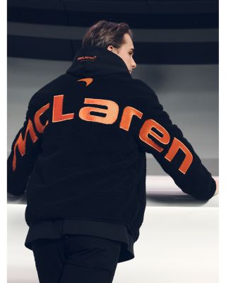 x McLaren Snoop Oversized Fit Embroidered Fleece Jacket 