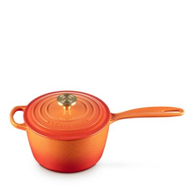 Le Creuset - 2.25 Qt. Flamme Dor&eacute;e Signature Round Saucepan - 100th Anniversary Edition