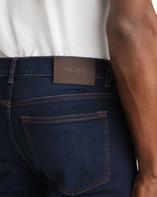 Bleaker Skinny Fit Jeans in Washed Dark Indigo