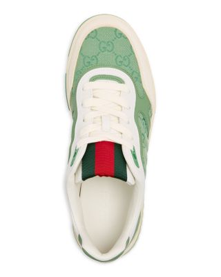 Men's Re-Web Low Top Canvas and Leather Sneakers