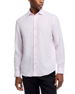 The Men's Store at Bloomingdale's - Yarn-Dyed Standard Fit Linen Shirt - Exclusive