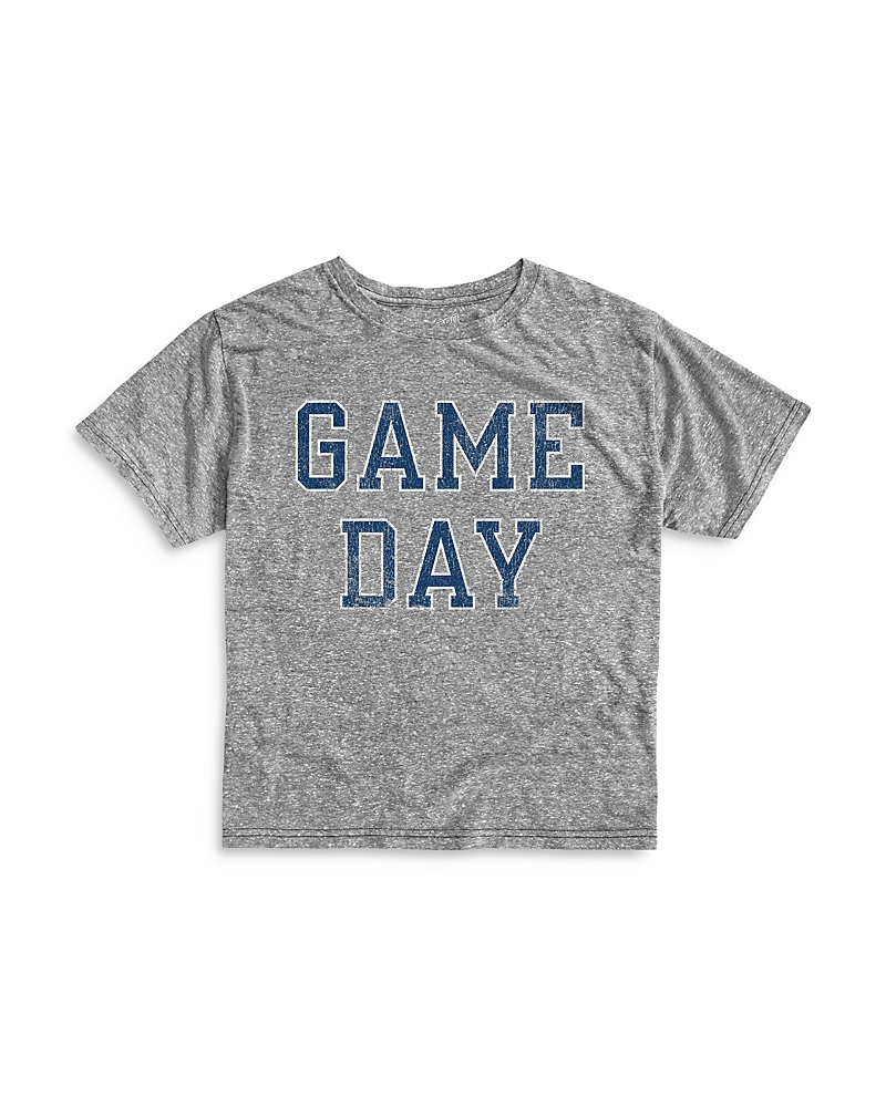 Retro Brand Boys' Game Day Tri Blend Crewneck Tee - Little Kid In Streaky Grey