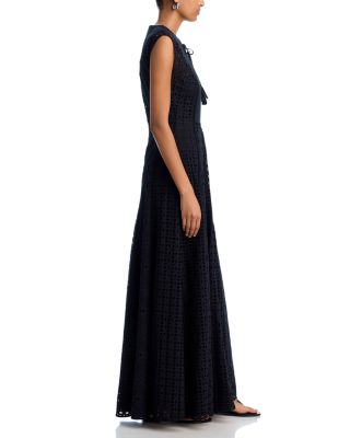 Veronica Beard Alina Eyelet Maxi Dress | Bloomingdale's