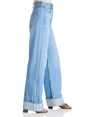 Taylor High Rise Wide Leg Jeans in Bright Nova