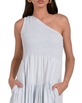 One Shoulder Maxi Dress