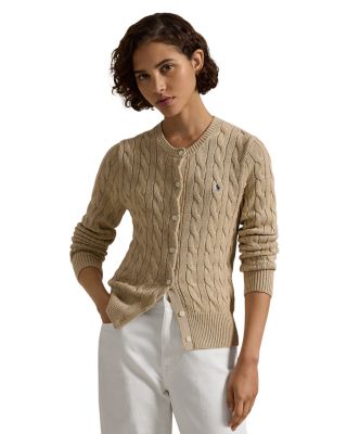 Ralph Lauren - Cotton Cable Knit Cardigan