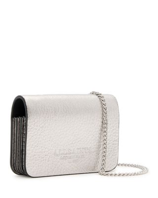 Honore Grained Card Holder Crossbody
