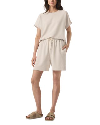 Waffle Knit Scuba Sweatshirt 