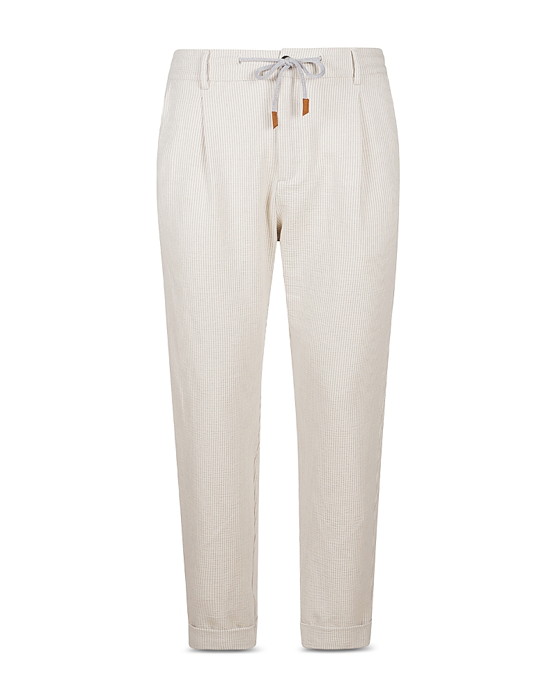 Eleventy Pantalone Jogger Bianco In White