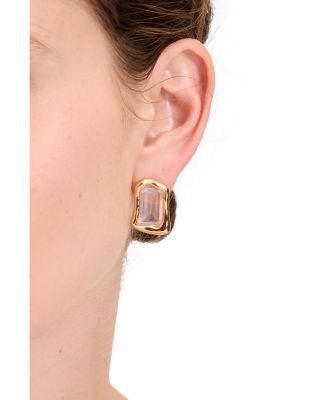 Molten Glass Stud Earrings