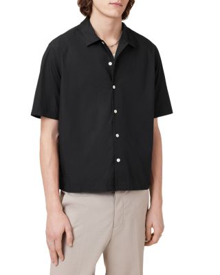ALLSAINTS - Boxy Short Sleeve Camp Shirt