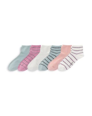 Ralph Lauren - Shirting Striped Ankle Socks, Pack of 6