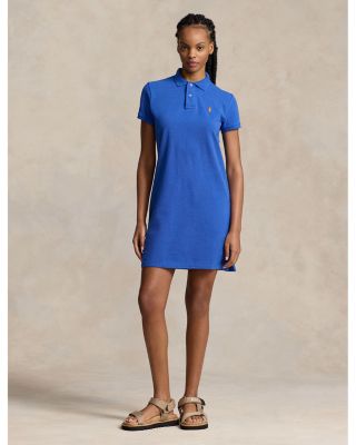 Lauren Ralph Lauren Cotton Mesh Polo Dress