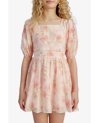 Girls' Margo Floral Fit & Flare Mini Dress - Little Kid, Big Kid