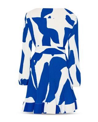 Liv Grand Foliage Pleated Dress