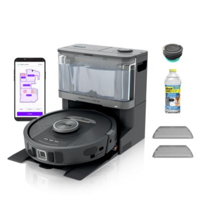 PowerDetect 2 in 1 Robot Vacuum and Mop with NeverTouch Base