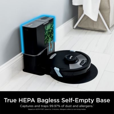 AI Ultra 2-in-1 Robot Vacuum and Mop with XL HEPA Self-Empty Base