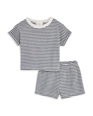 Boys' Striped Waffle Knit Top & Shorts Set, Baby - Exclusive
